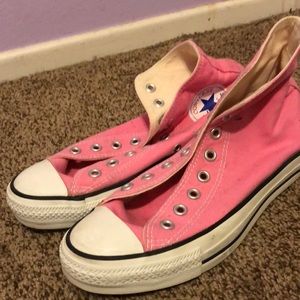 Pink shoes